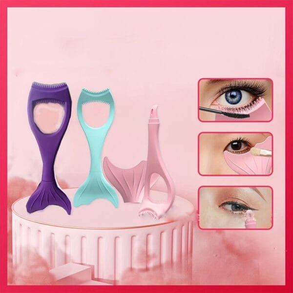 شابلون سیلیکونی دوطرفه خط چشم و ریمل - تصویر 2