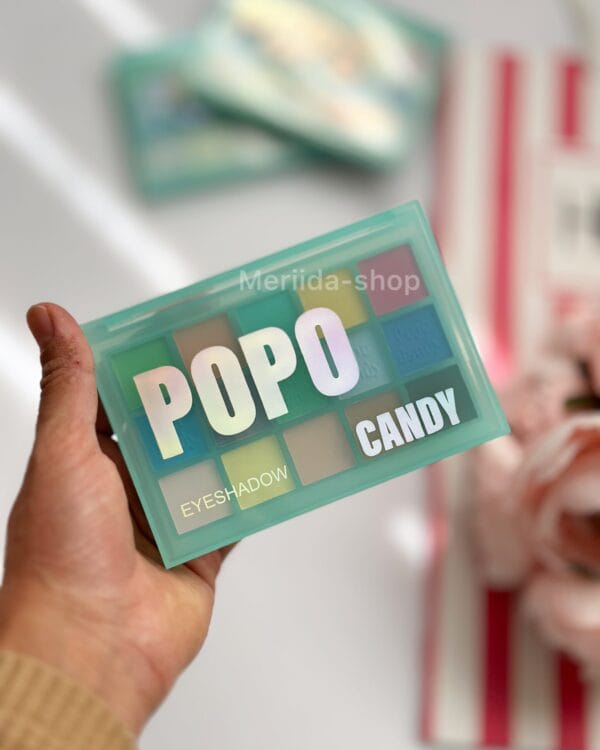 پالت سایه ۱۵ رنگ برند Popo candy - تصویر 3