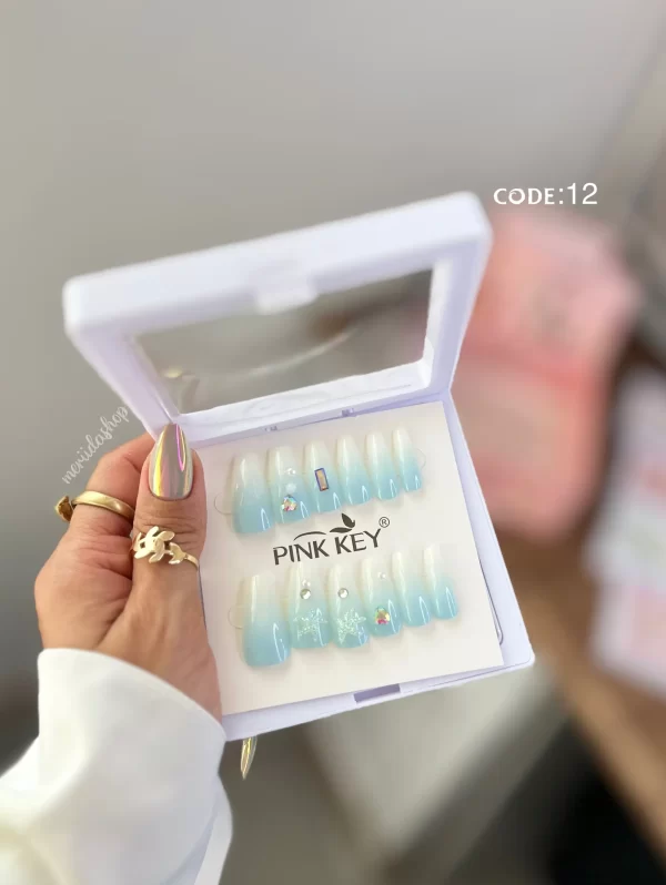 ناخن مصنوعی طرح کاشت کد stars-nail - تصویر 13