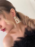 گوشواره جواهری نگین دار - تصویر 2