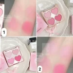 پالت رژگونه پینترستی قلبی herorang - تصویر 6